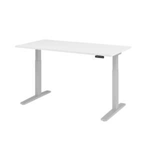 Schreibtisch elektr.höh weiß/sil 4032062182420