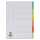 Register A4 blanko farbig 6tlg.
