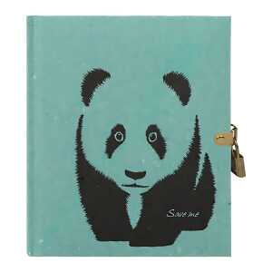 Pagna Tagebuch Panda 128S mit Schloß blanko