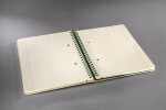 Spiralblock Conceptum Bambus punktkariert ca. A5 Hardcover 160 Seiten