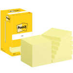 Haftnotiz Post-it 12 Block á 100 Bl. gelb, 76x76mm