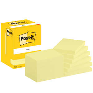 Haftnotiz Post-it 100 Blatt / Block gelb, 102x76mm