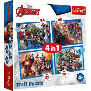 Puzzle 4in1 Avengers 5900511343861