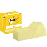 Haftnotiz Post-it 100 Blatt / Block gelb, 127x76mm