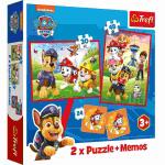Puzzle 2in1+Memo Paw Patrol 5900511933376