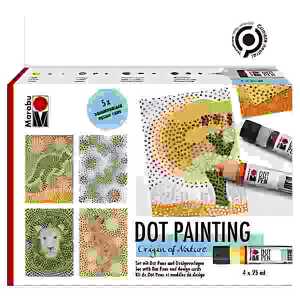 Kreativmarkerset 3D Dot Pen Nature