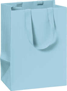 Geschenktragetasche Uni hellblau 7630050855089