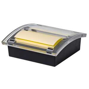 Haftnotiz Dispenser Z-Notes schw./transp