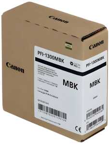 Inkjetpatrone PFI-1300BK matt sw