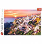 Puzzle Sonnenuntergang über Santorini