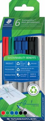 Staedtler Universalstift Lumocolor nonp F 6St