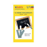 Wandtafelkreiden eckig 12ST weiß