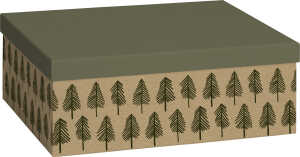 Weihn.Geschenkkarton Weren natur 7630050862339