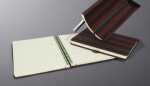 Notizbuch Conceptum Holzmaserung punktkariert A5 Softcover 194 Seiten