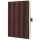Notizbuch Conceptum Holzmaserung punktkariert A5 Softcover 194 Seiten