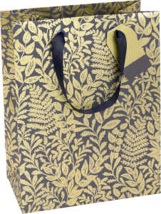 Geschenktragetasche Julie dunkelblau/gold 7630050862605