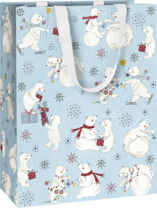Weihn.Geschenktragetasche Kind Nebi blau 7630050863145