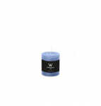 Eika Stumpenkerze graublau 4009406806175