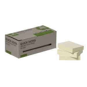 Haftnotizblock 100BL 12BK gelb 5706002173234