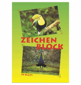 Mal- und Zeichenblock A3, 80g 20 Bl.