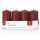 Stumpenkerze 4ST bordeaux 4009406616811
