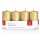 Stumpenkerze 4ST gold 4009406639797
