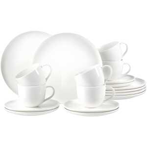Kaffeeservice 18tlg. weiß 4006344407150