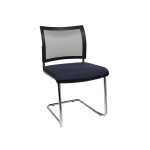 Besucherstuhl blau/schwarz 4014296961071
