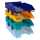 VERSCHIEDENE Briefablage BEE BLUE sortiert