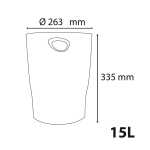 Papierkörbe BeeBlue Ecobin 4 sort