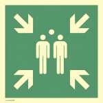 Hinweisschild Sammelstelle Alu ISO7010 4060081026821