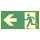 Schild Rettungsweg links sk ISO7010 4060081001095