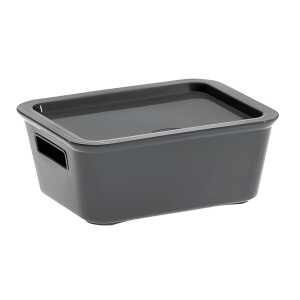 Ablagebox +Deckel Bella 1,18L anthrazit