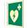 Fahnenschild Defibrillator AED