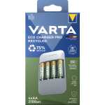 Ladegerät Akku +4x AA grau/grün