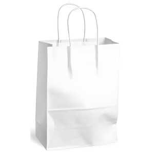 Tragetasche 180x80x240mm weiß 4003928017613