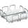 APS Serviettenhalter WIRE 19 x 6,5 x 19 cm (B x H x T) silber