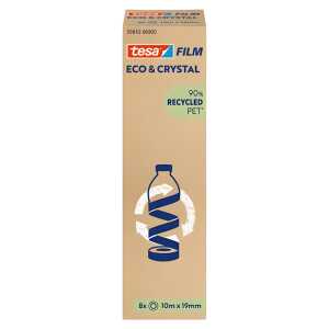 Klebefilm 8ST PET ECO & CRYSTAL klar