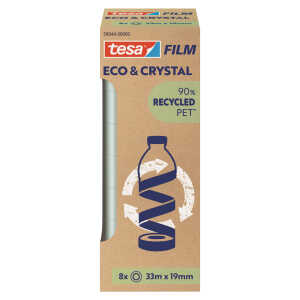 Klebefilm 8ST PET ECO & CRYSTA klar