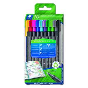 Staedtler Fineliner triplus rPP, 10ST 4007817099957