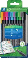 Staedtler Fineliner triplus rPP, 10ST