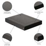 VERSCHIEDENE Aufbewahrungsbox A4/40mm schwarz