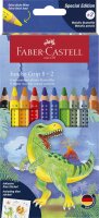 Faber Castell Buntstift Jumbo Grip Dino 8+2 Kartonetui