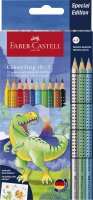 Faber Castell Buntstift Colour Grip Dino 10+3