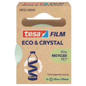 tesa® Klebefilm Eco & Crystal 19 mm x 10 m (B x L) einseitig klebend