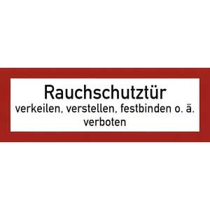 Schild Rauchschutztür Folie 4060081000852