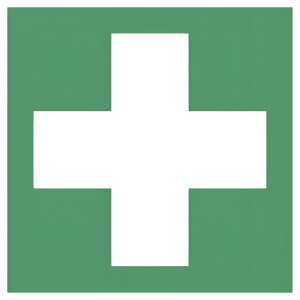 Erste Hilfe ISO 7010 Folie 100x100mm