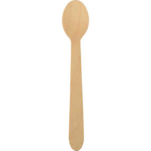 Kaffeelöffel Holz Pure 11cm 100ST braun