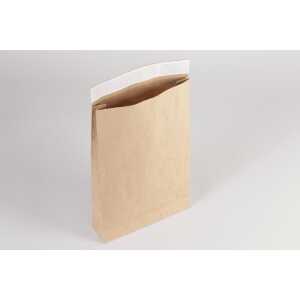 Versandtasche 250x50x353+50 braun 300ST