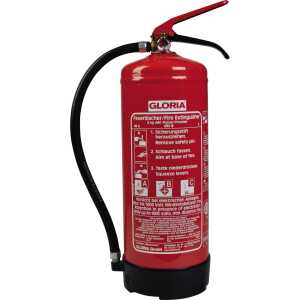 GLORIA Handfeuerlöscher PD 6 G 43A, 233B 26,5 x 61 x 18,2 cm